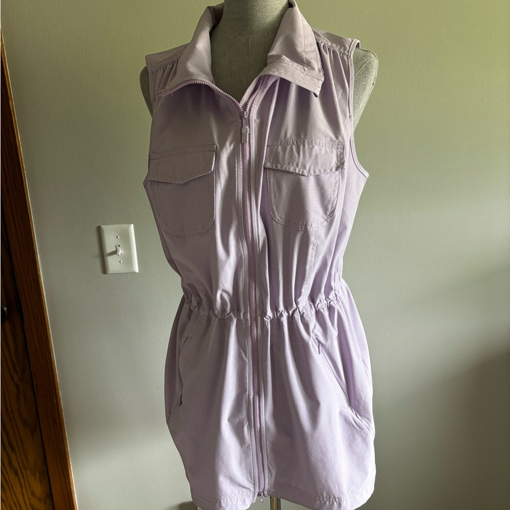 Lavender Zip-Up Vest